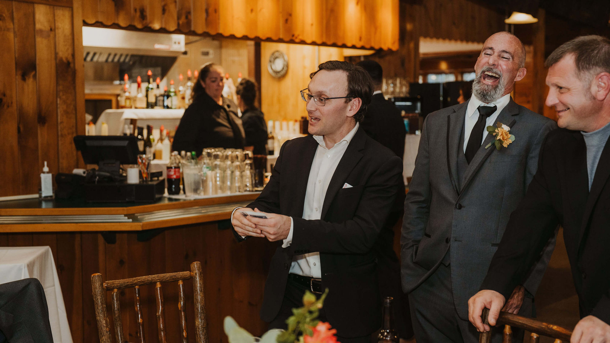 Brianna and Mike's Wedding Cocktail Hour Recap
